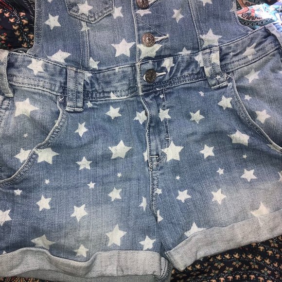 H&M 14Y+ Star Jean Over-alls - Picture 3 of 7